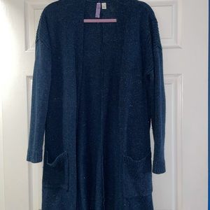 Knee length cardigan